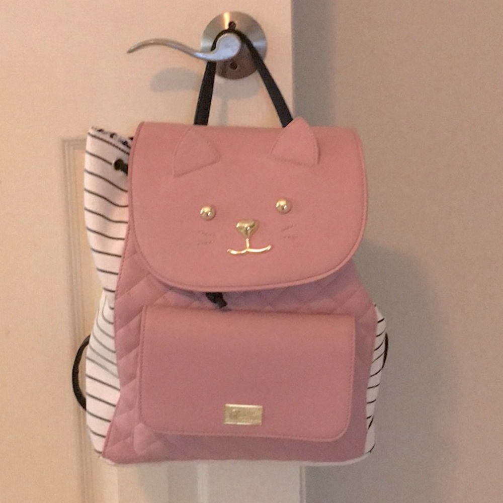 LUV Betsey Johnson Cat Backpack.
